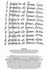 A propósito de Buenos Aires Online En Netflix