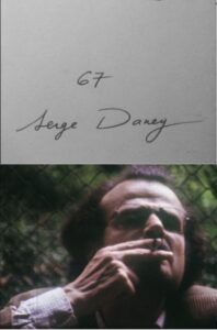 Cinématon N°67 Serge Daney Online En Netflix